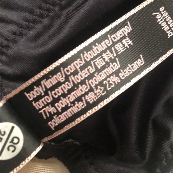 VS Strappy Mesh Long Line Plunge Satin Bralette - Picture 7 of 8